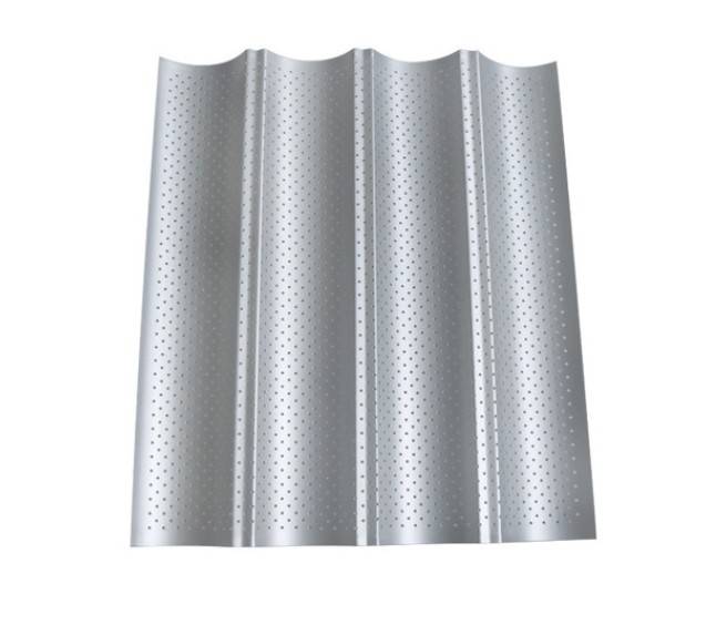 Durable Wave Shaped Eco-Friendly Carbon Steel Baking Mat 6f6cb72d544962fa333e2e: 38 x 16 cm|38 x 33 cm