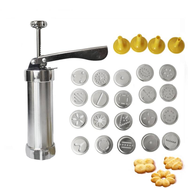 Cookies Decorating Tool with 20 Molds cb5feb1b7314637725a2e7: Silver
