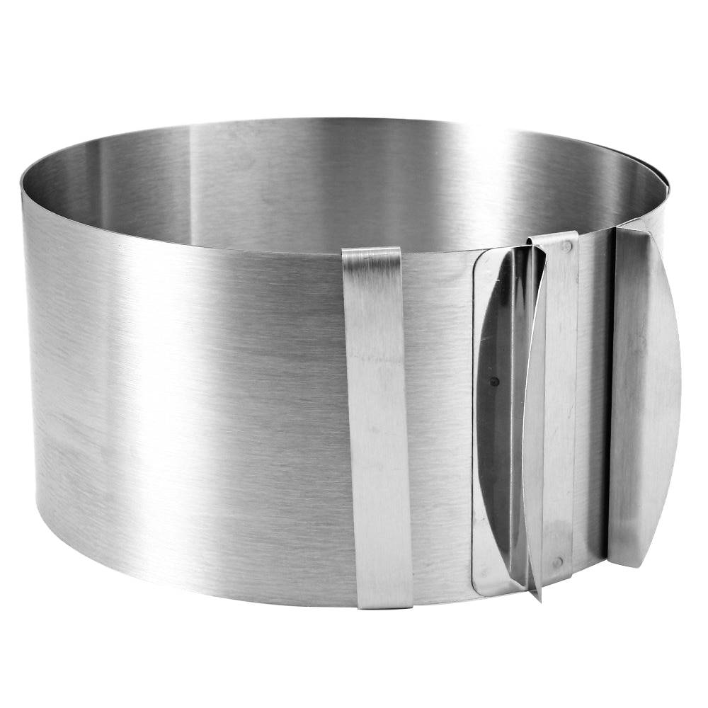 Stainless Steel Adjustable Baking Ring 6f6cb72d544962fa333e2e: L|S