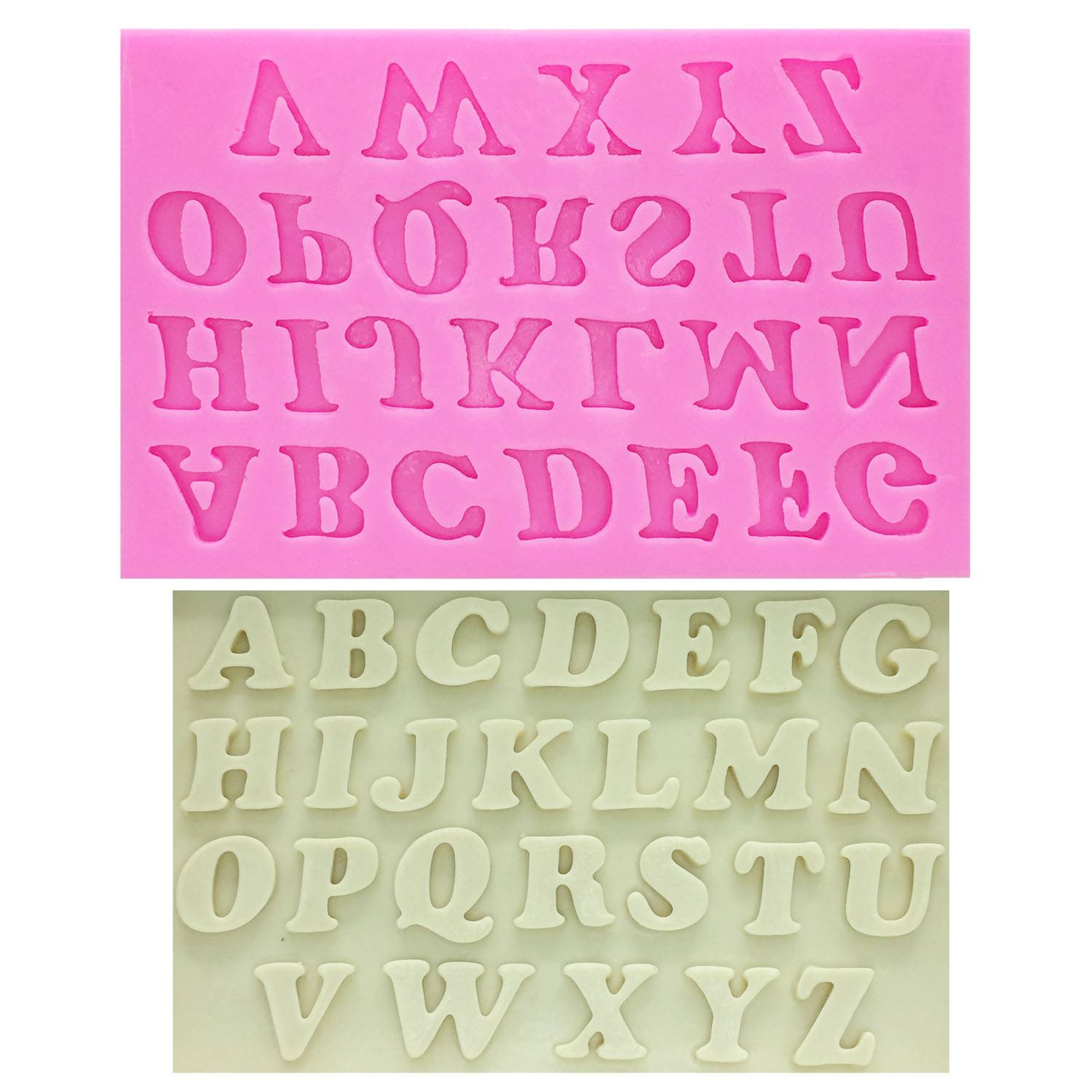 Letter and Number Silicone Cake Molds 1f760e9bc2037487f30a4c: 1 Pc Alphabet|1 Pc Letters|1 Pc Numbers|3 Pcs Numbers and Letters