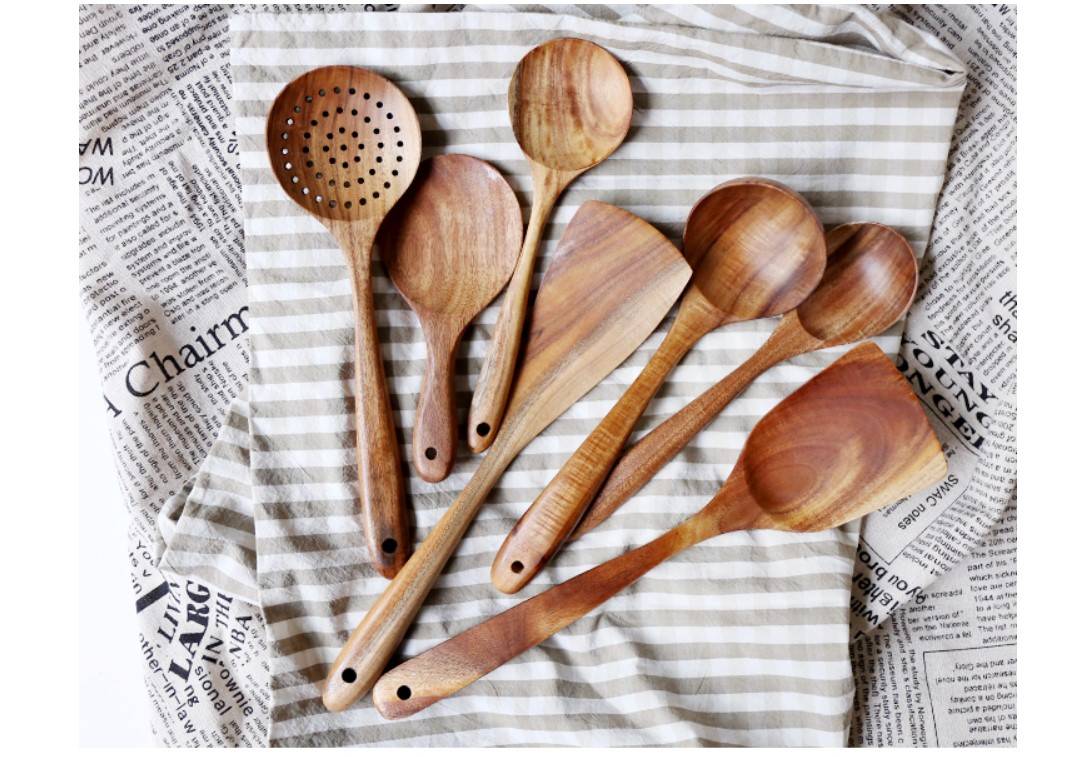 Natural Wood Cooking Spoons